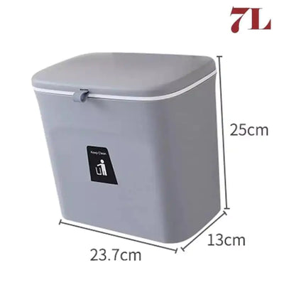 Wall-Mounted Trash Can