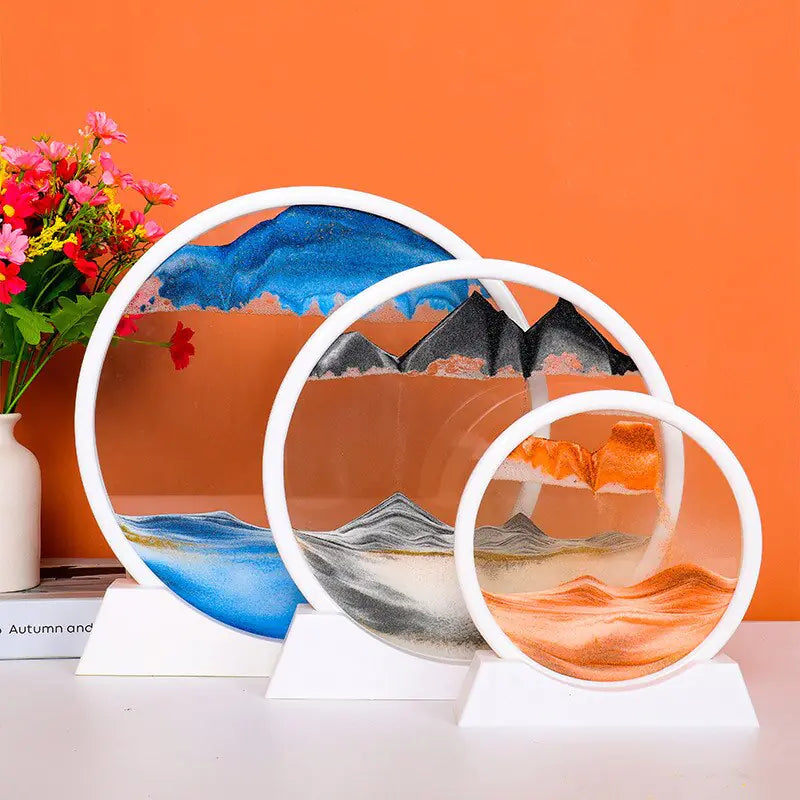 3D Bewegende Zand Kunst Decor