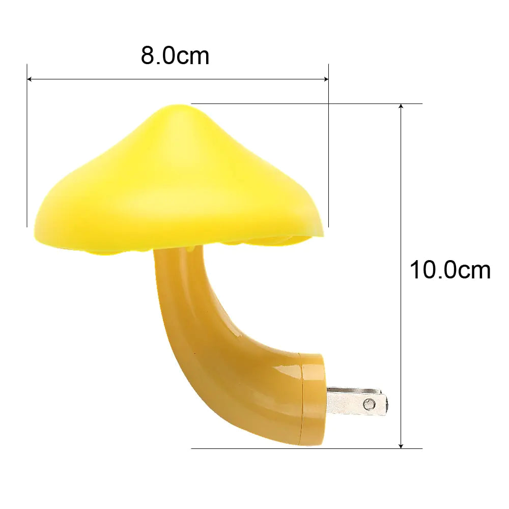 Led-wandlamp met paddestoelvorm