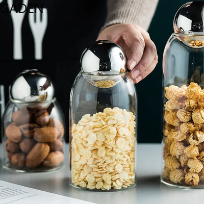 Clear Airtight Glass Jar for Preservation